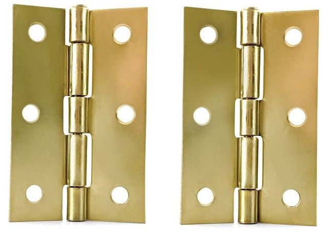 GT-HIG2 - HINGE-LOOSE PIN-UTILITY-BRASS-1.5&quot; - 2 pk