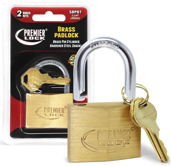 GT-SBP07 - PADLOCK-BRASS-KEYED DIFFRENTLY 1.75&quot;