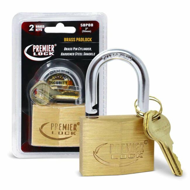 GT-SBP08 - PADLOCK-BRASS-KEYED DIFFRENTLY 2&quot;