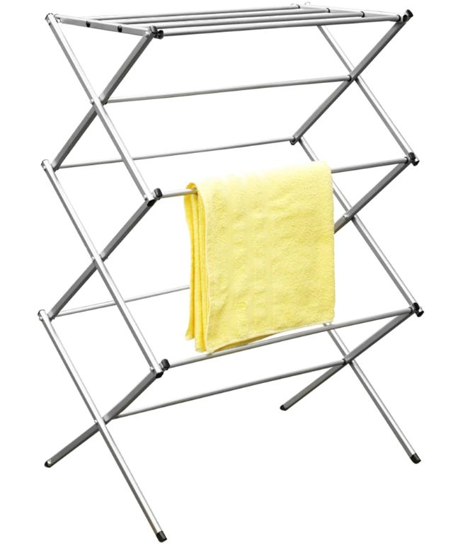 HDS-CD10114 - DRYING RACK-10 DOWEL/22&#39;-43&quot;H-STEEL