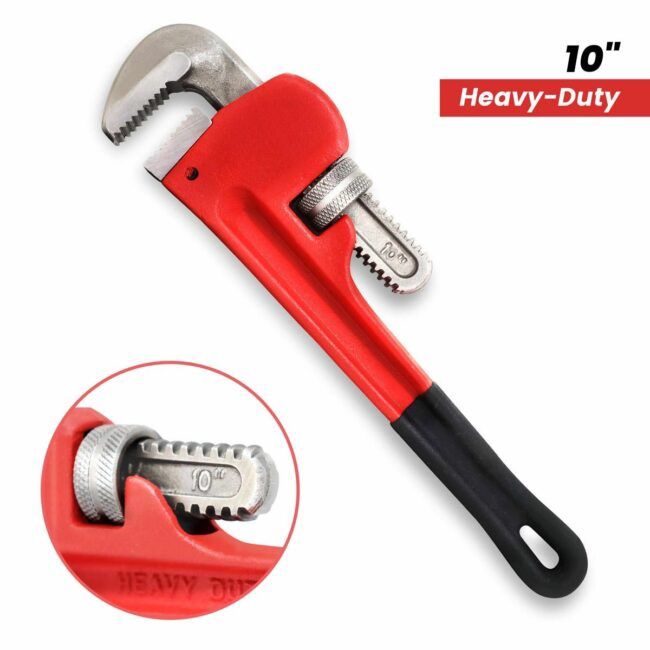 GT-W0202 - PIPE WRENCH HEAVY DUTY -10&quot;