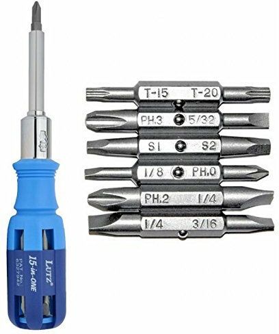 LUTZ-21000 - LUTZ-15-in-ONE RATCHET SCREWDRIVER