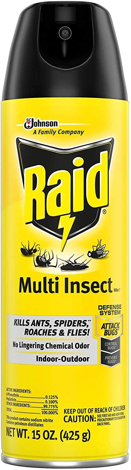 SCJ-73868 - RAID MULTI INSECT KILLER 15oz INDOOR/OUTDOOR