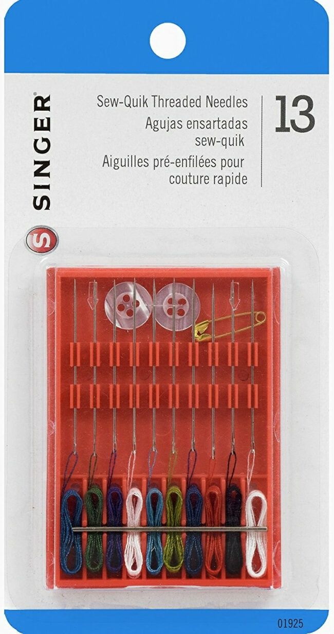 SING-01925 - SINGER-PRE THREADED NEEDLES 10ct