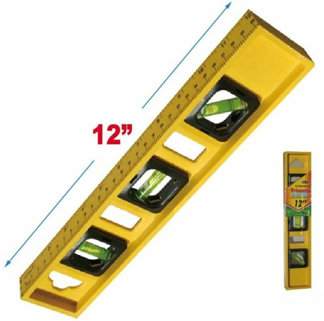 TS-HW344-12 - 3 VIAL 12&quot; LEVEL