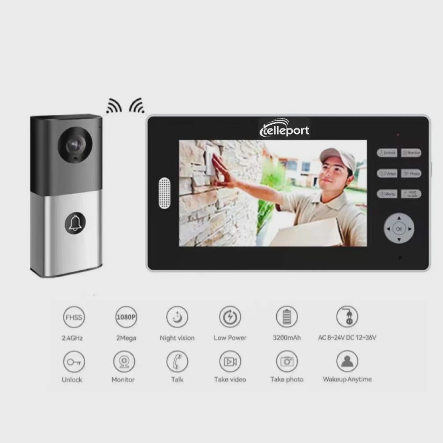 Telleport  Wireless visual doorbell