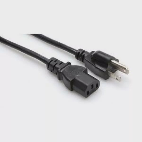 PWC-148 - POWER CORD IEC C13 - NEMA 5-15P 8FT