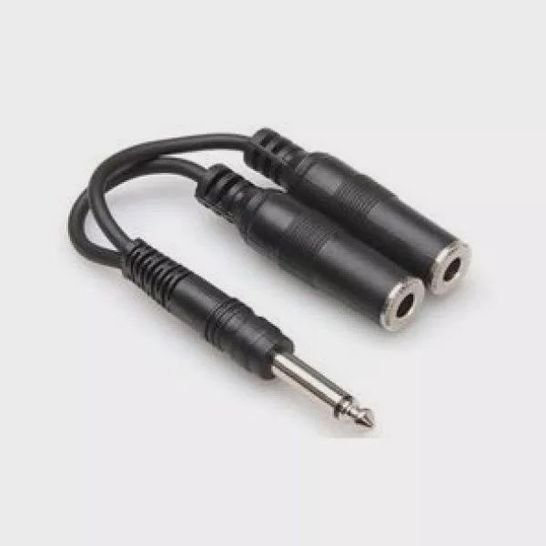 YPP-111 - Y CABLE 1/4&quot; TS - 1/4&quot; TSF