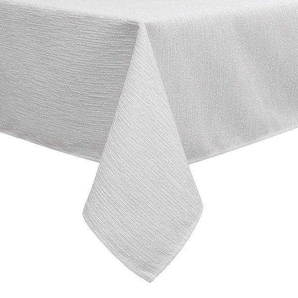 TC1388-70108 - Tablecloth Jacquard Cedar White 70&quot; x 108&quot;