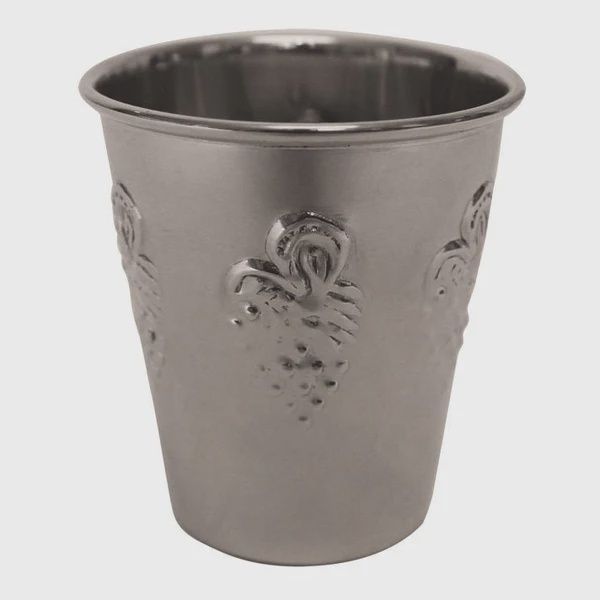 KC-156 - Stainless Steel Kiddush Cup Minimum Shiur 2.5&quot;H 3.5oz