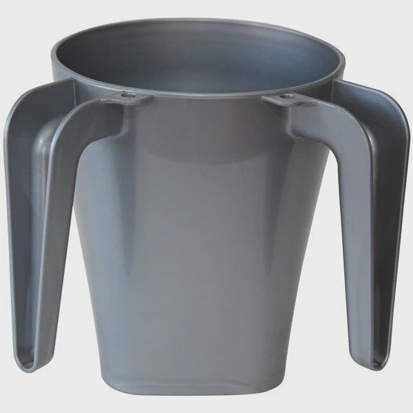 WCP-GY - Wash Cup Plastic Grey  5.5&quot;H