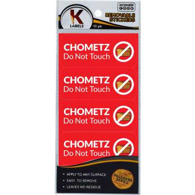 06602 - Passover Labels, Chometz Dont Touch