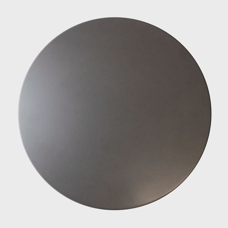 GPS14-G-old stone round glazed cordierite pizza stone, 14 inch, grey
