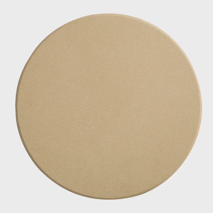 KCH-08411- Old stone round cordierite pizza stone, 16 inch