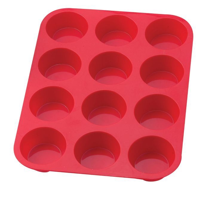 43630 - Silicone Muffin Pan, 12 Cup