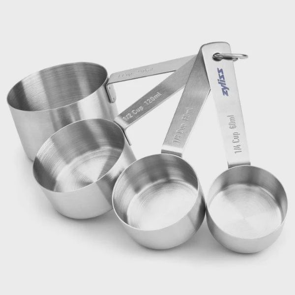 E970056 - Stainless Steel Measuring Cups, Set of 4