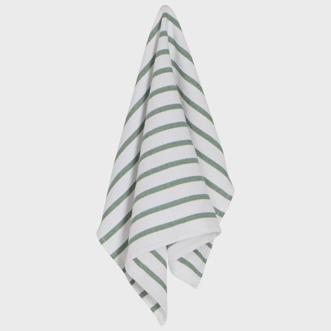 140655 - Basketweave Elm Green Dishtowel