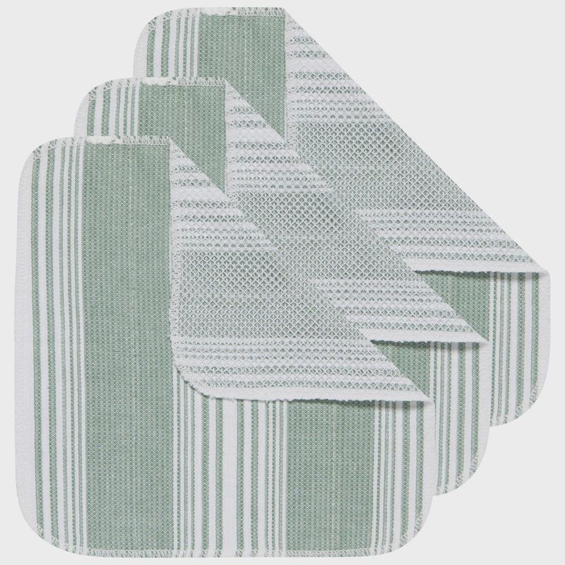 2251001 - Scrub-It Elm Green Dishcloths Set of 3