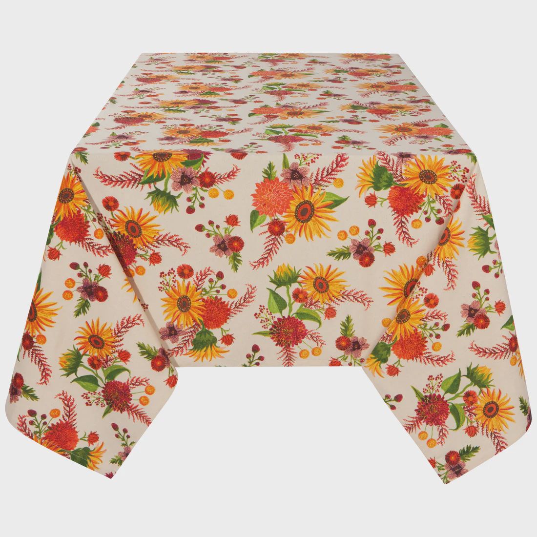 NTC2325D - Sunflower Splendor Printed Tablecloth 60 x 120 In