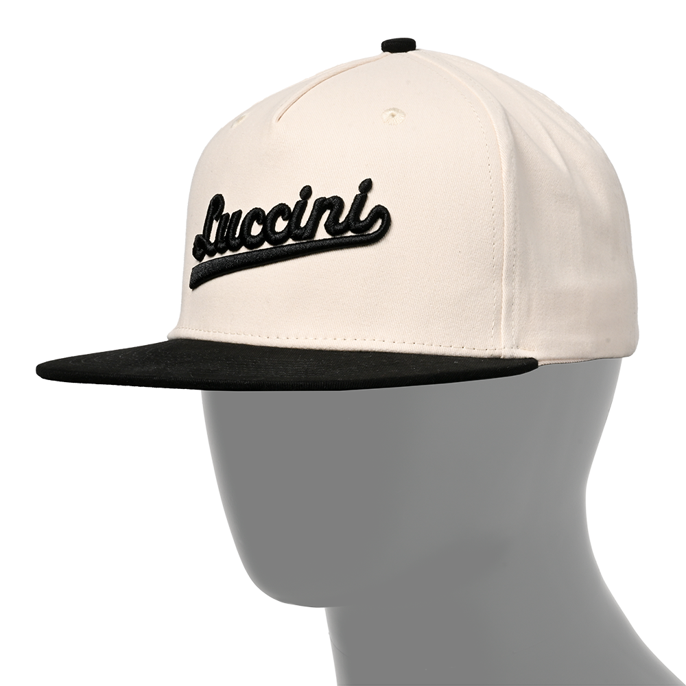 6-Panel High Crown Flat Bill Snap Back