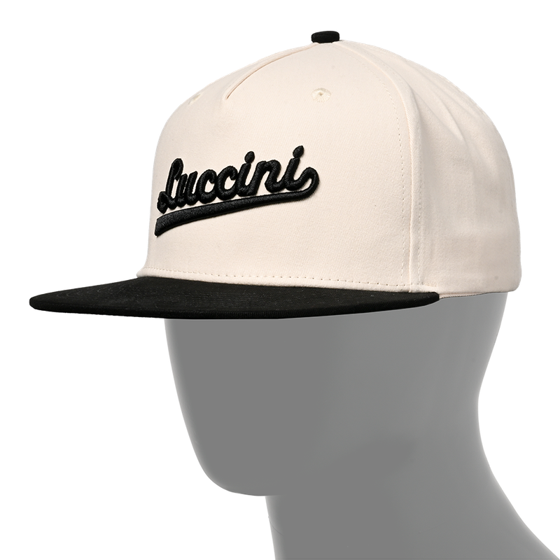 6-Panel High Crown Flat Bill Snap Back