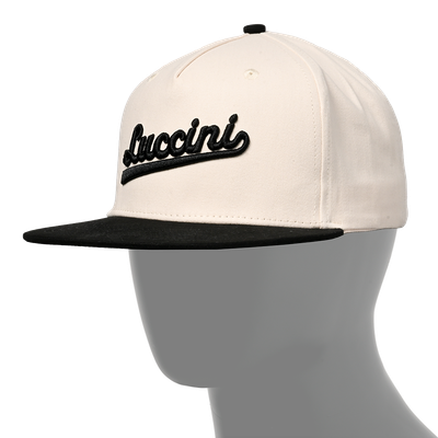 6-Panel High Crown Flat Bill Snap Back