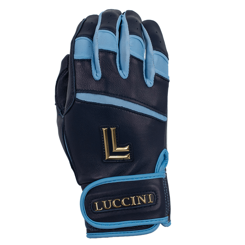 Batting Gloves - Navy/Columbia/Navy Palm
