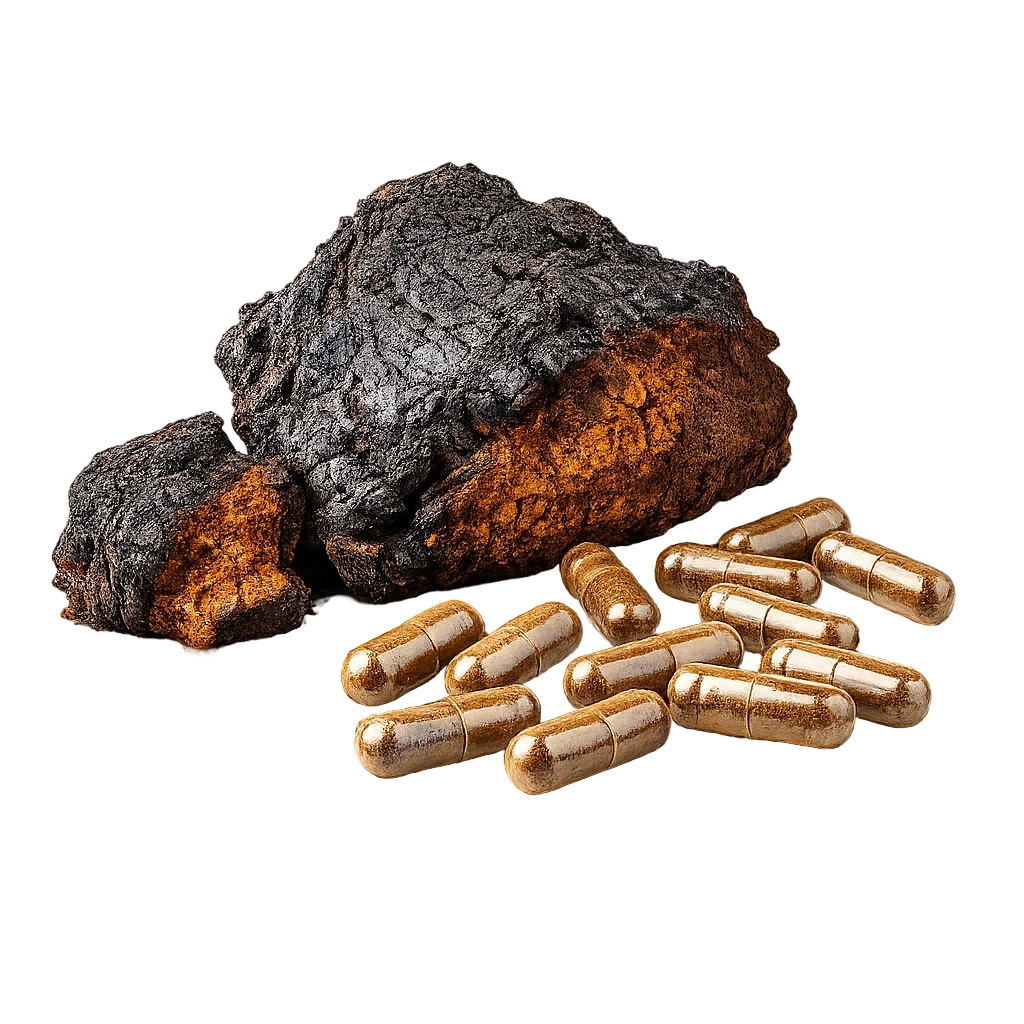 Chaga Kapseln 100 x 350 mg – Premium Wildsammlung