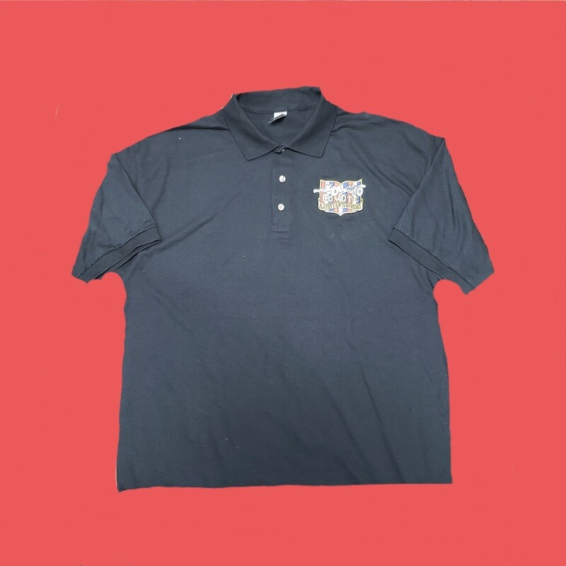 AJ FOYT RACING/COYOTE LOGO BLACK POLO