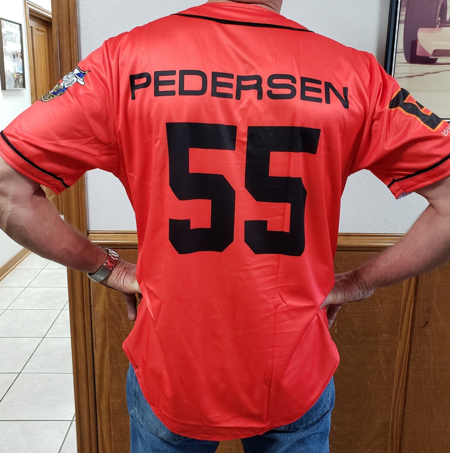 AJ FOYT RACING BENJAMIN PEDERSEN BASEBALL JERSEY, Size: S