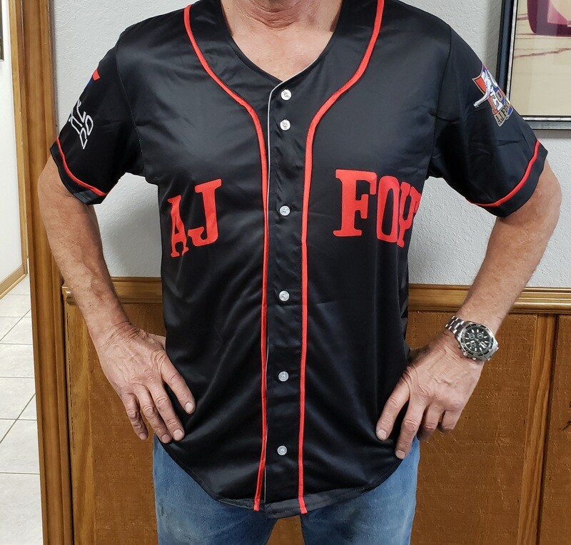 AJ FOYT RACING SANTINO FERRUCCI BASEBALL JERSEY