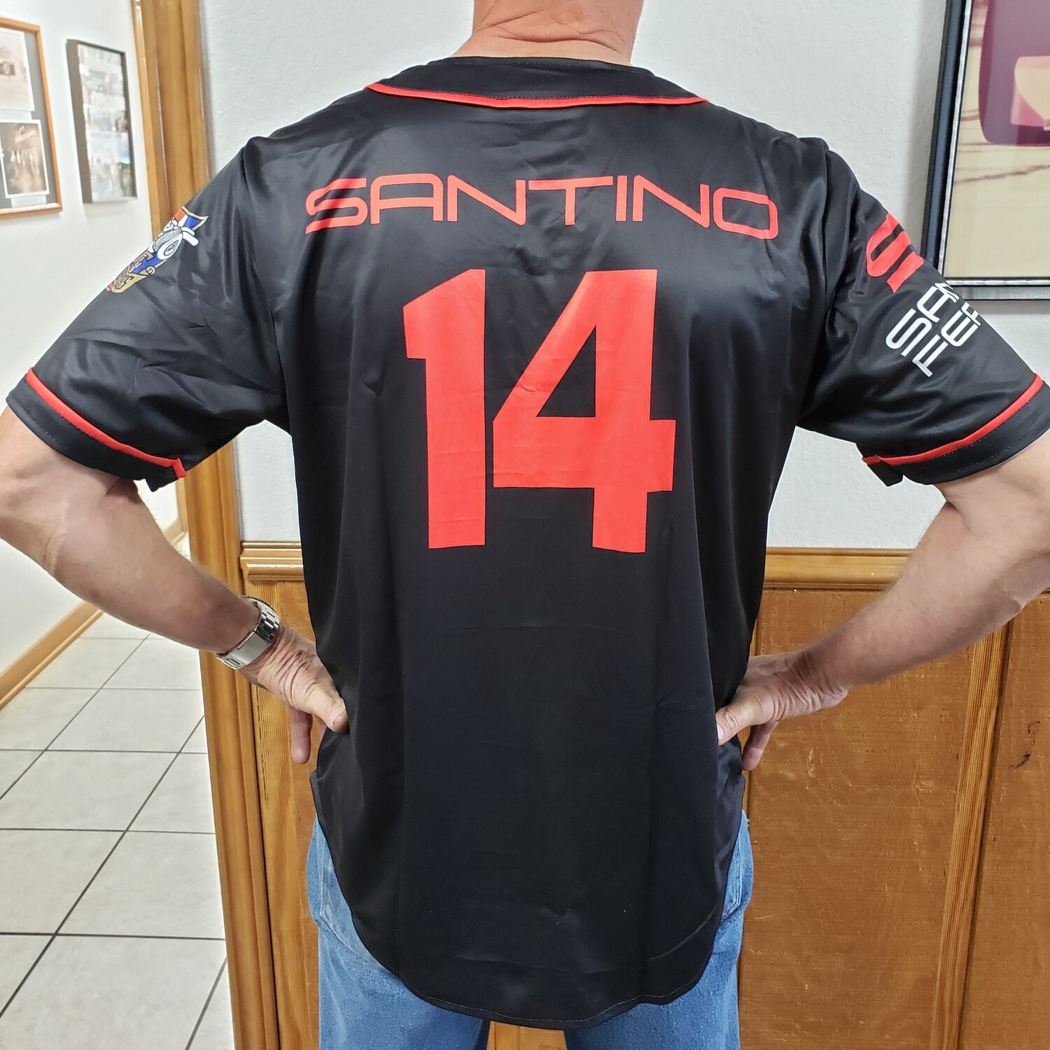 AJ FOYT RACING SANTINO FERRUCCI BASEBALL JERSEY, Size: S