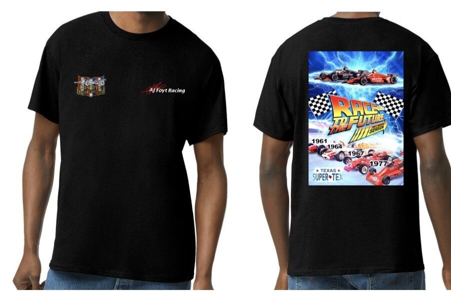 Retro Vibe - RACE TO THE FUTURE T-shirt, Size: S