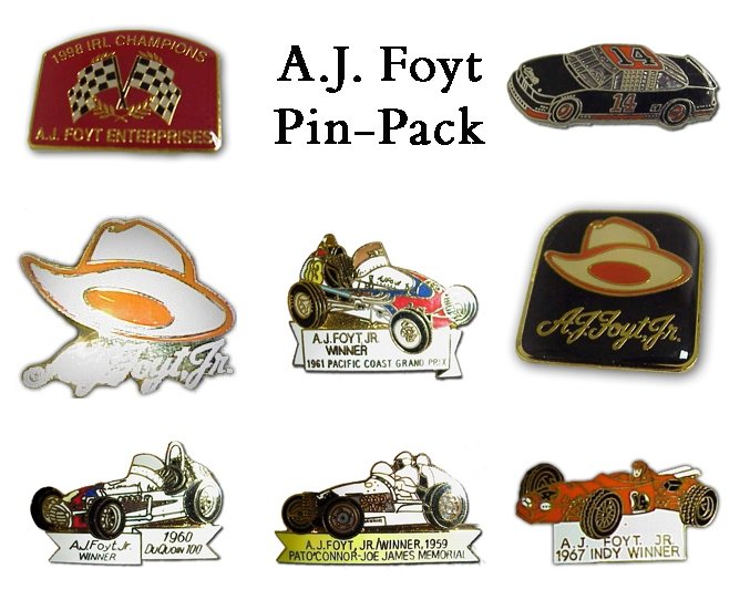 A.J. Foyt Pin Collection