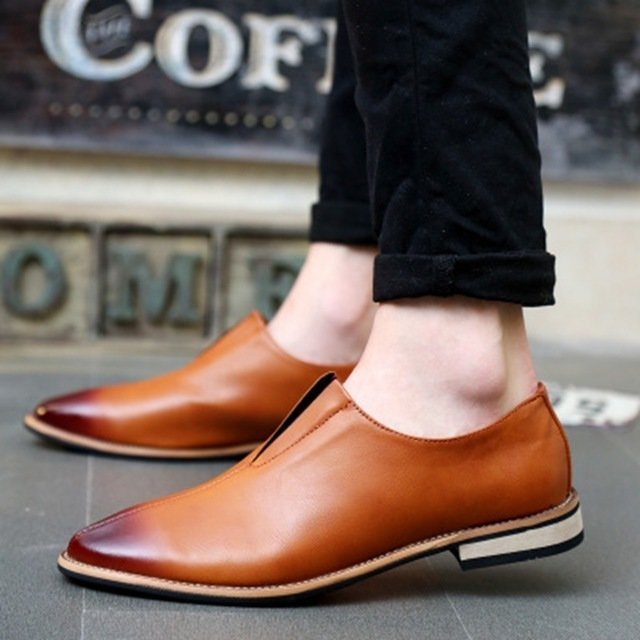 New Spring Autumn Loafers Men Oxford Flat Shoes Top brand Men Moccasins Shoes Leather Men Shoes Casual zapatos hombre