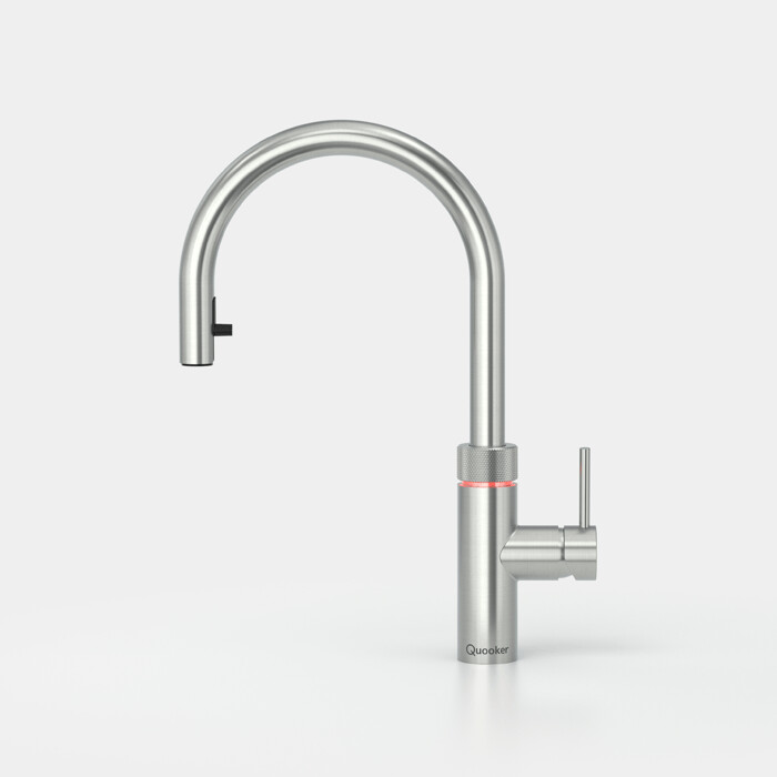 Quooker Flex boiling tap pull out With choice of filtered and fizzy