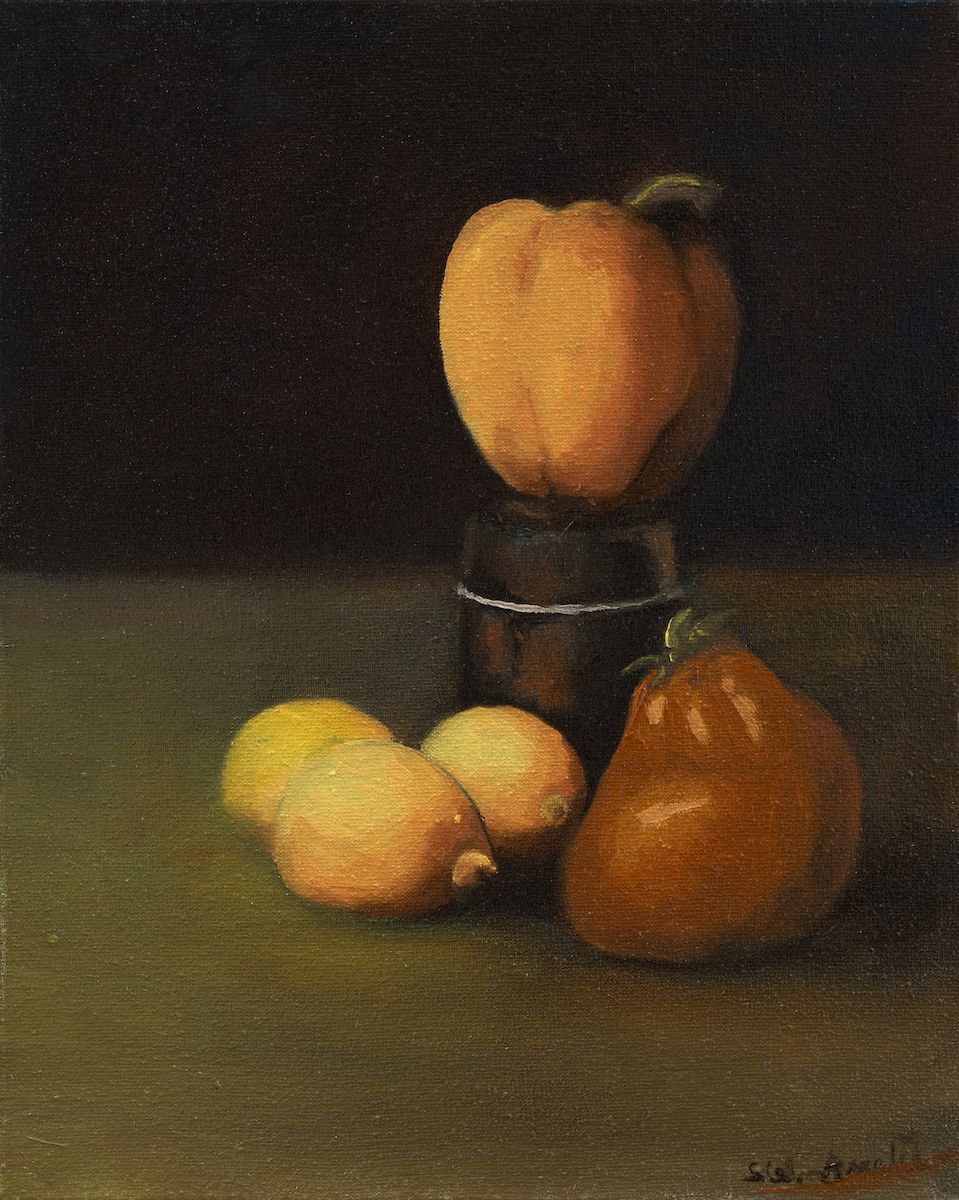 Studiu kompozycji warzywa &quot;Pomidor i Papryka&quot;