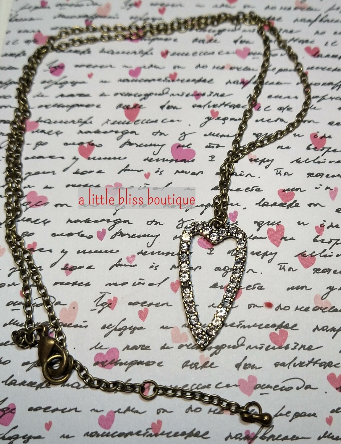 Boho Heart Pendant Necklace - FREE SHIPPING