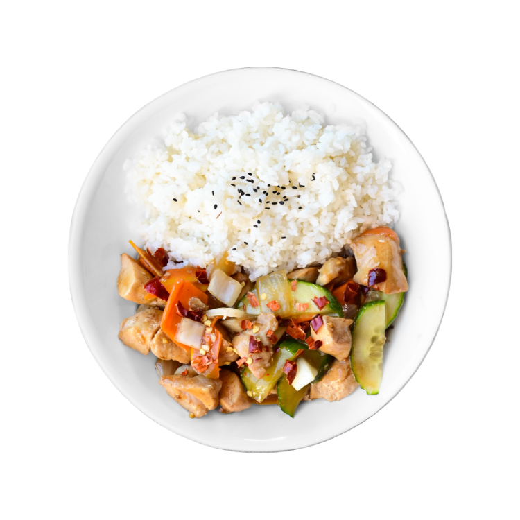 Chilli Chicken With Rice (400g)