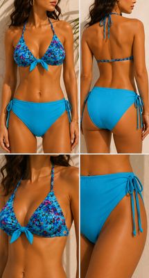 BIKINI TRIANGOLO FANTASIA TROPICALE BIKINI TRIANGOLO FANTASIA TROPICALE