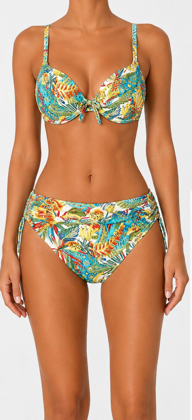 BIKINI GIADAMARINA TROPICAL DRAP. BIKINI GIADAMARINA TROPICAL DRAP.
