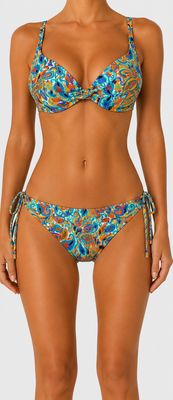 BIKINI FANTASIA BLU. BIKINI FANTASIA BLU.
