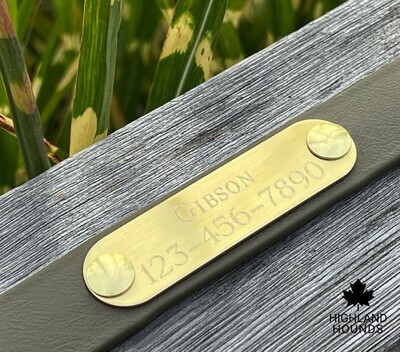 Personalized Brass Name Tag