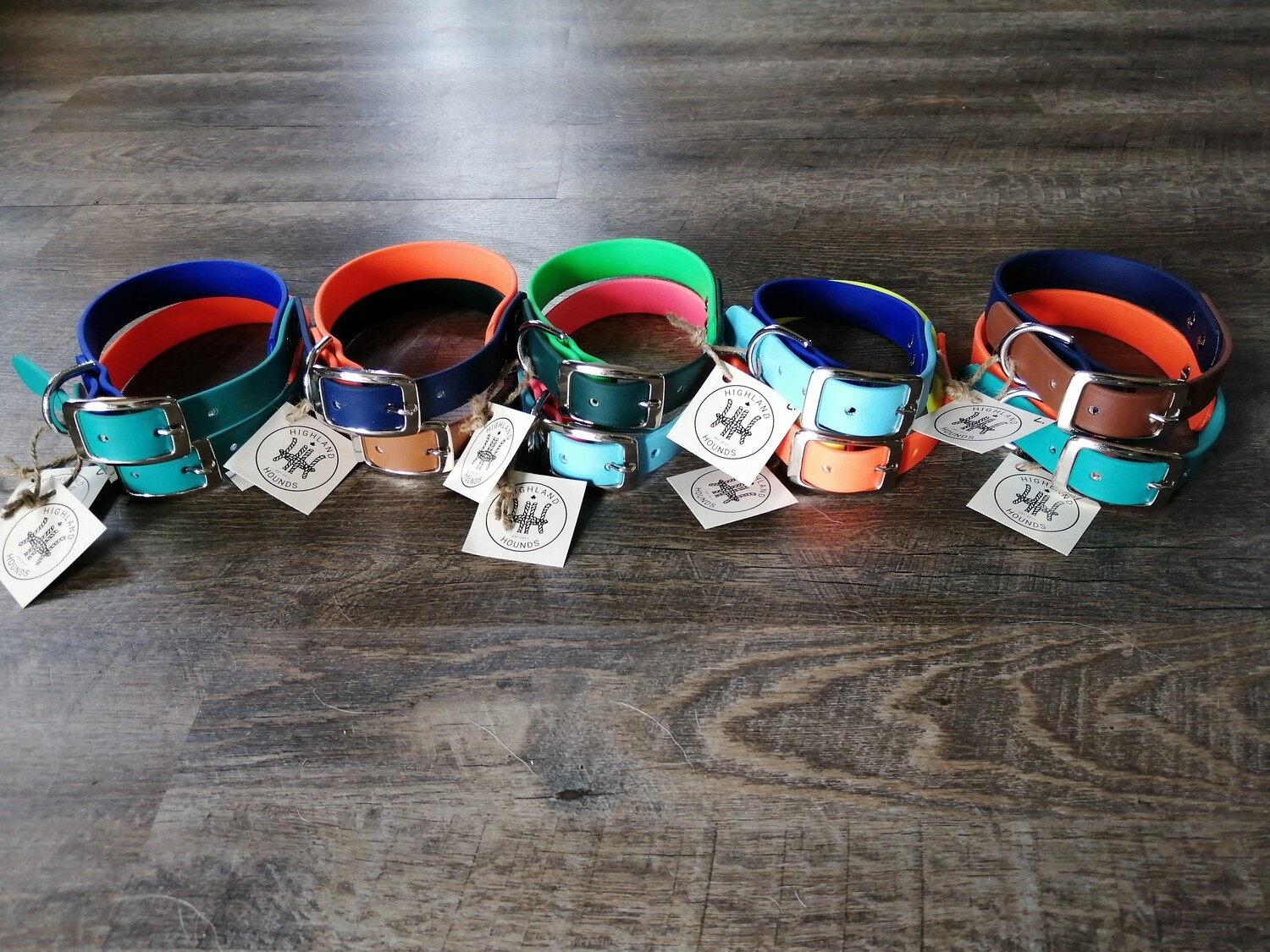 Small Dog - Vegan Leather Waterproof Collars XS -SM (1/2 Small Dog - Vegan Leather Waterproof Collars XS -SM (1/2 "wide)