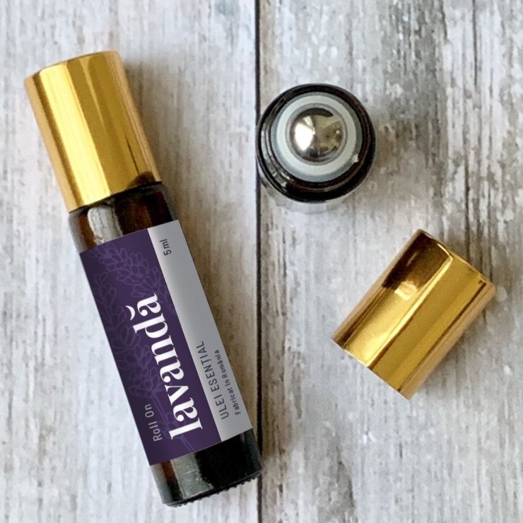 Roll on, ulei esential de lavanda, 5 ml