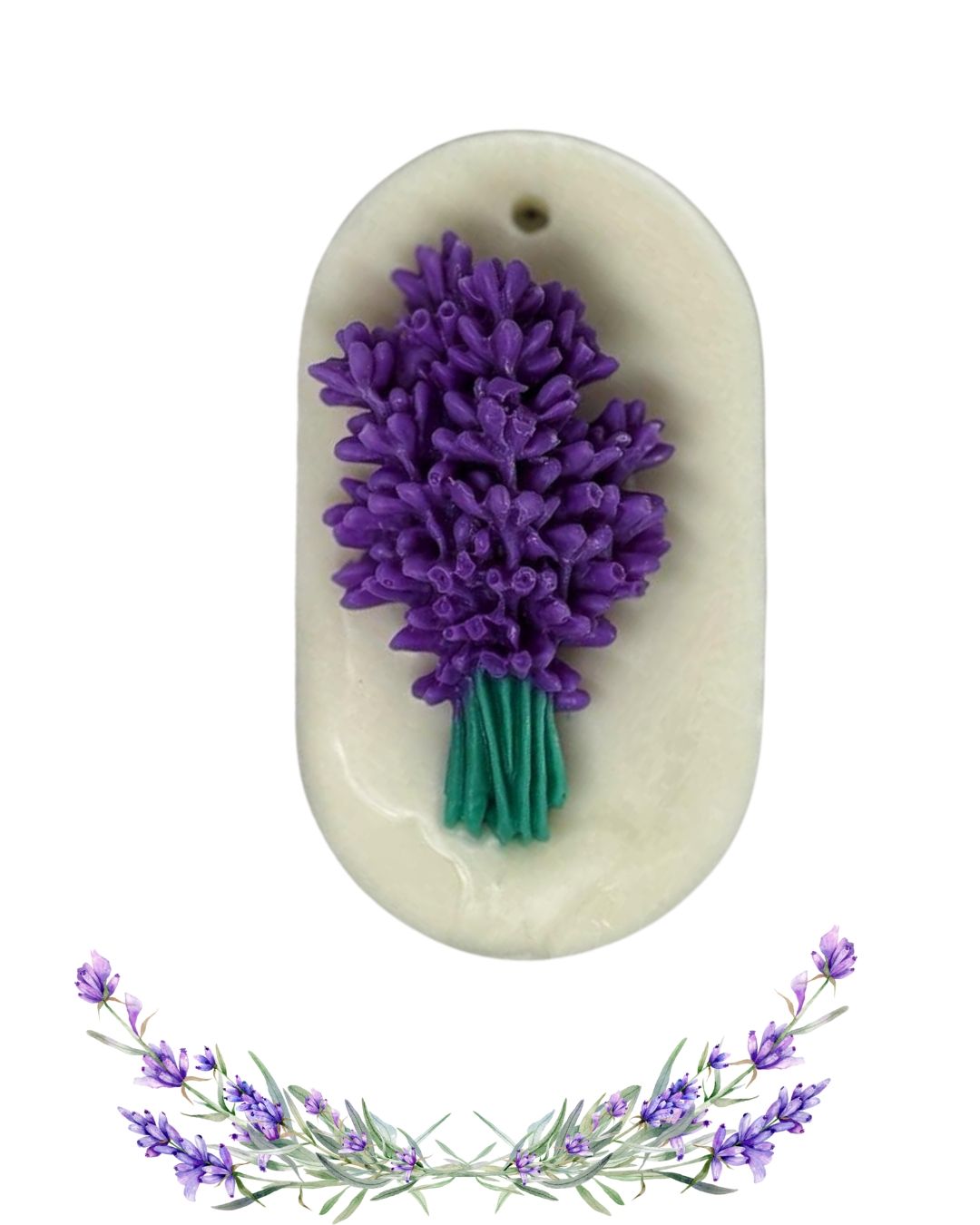 Odorizant Dulap din Ceară Naturală cu Lavandă