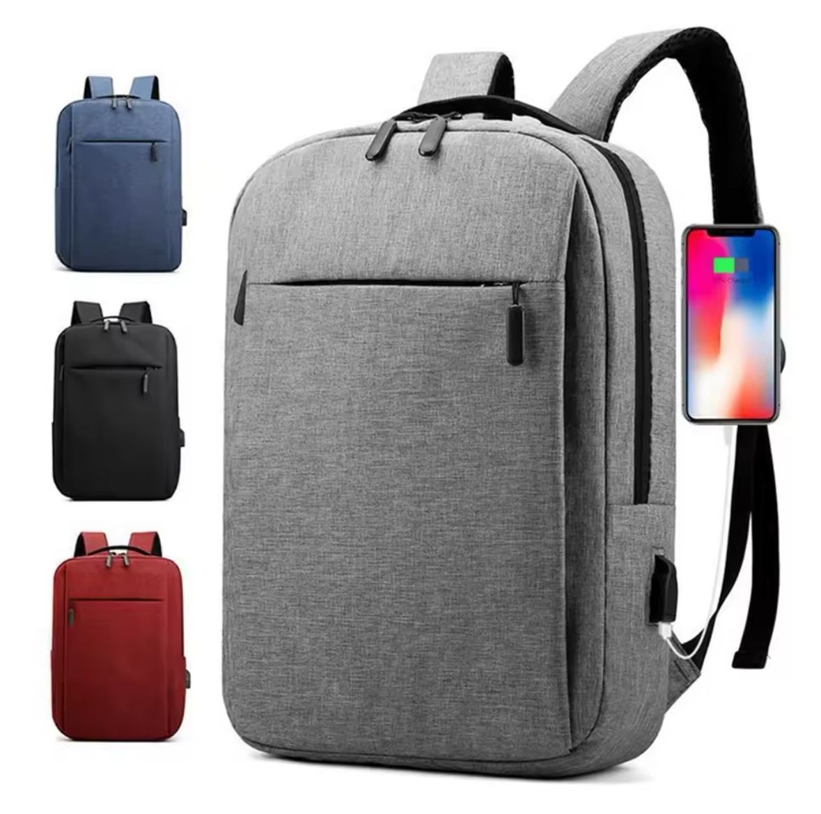 Laptop backpack travel Multifunctional Large capacity male usb charging computer school backpacks oxford waterproof bag for men