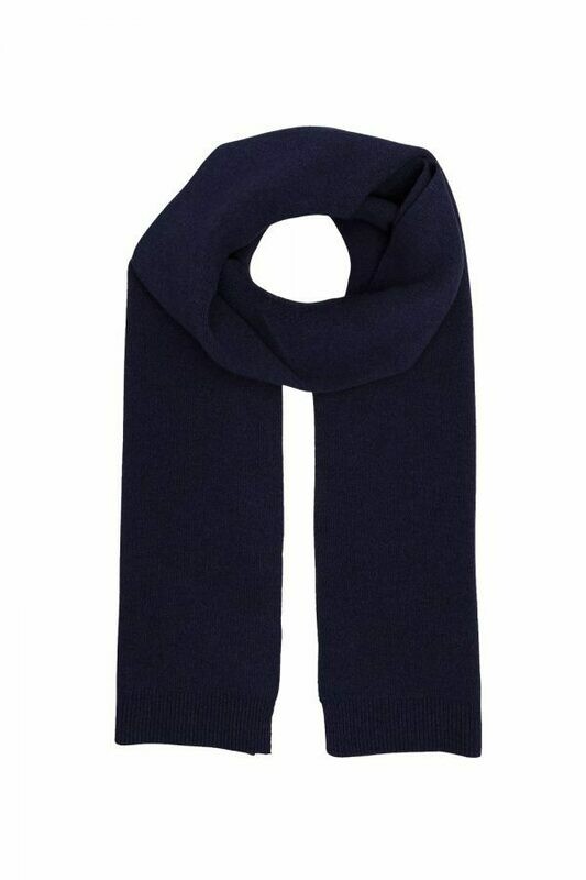 Sciarpa in lana merino navy-blue Sciarpa in lana merino navy-blue