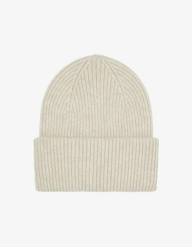 Cappello in lana merino avorio Cappello in lana merino avorio