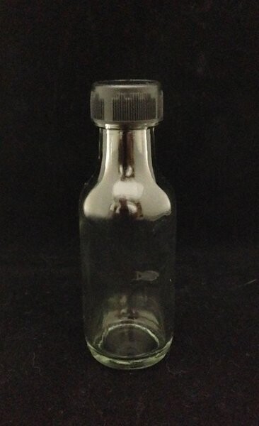 45 ml Round Mini Glass Bottle with Screw Cap